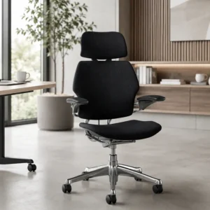 Humanscale Freedom Headrest Office Chair - Aluminium Base