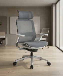 EEM-001A-HS High Back Mesh Chair UAE - Grey Frame