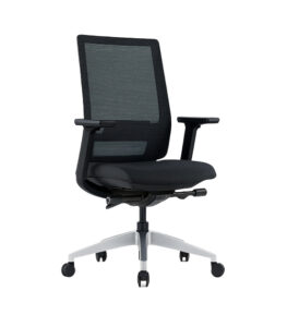 VIX-B Mid Back Ergonomic Chair | Black