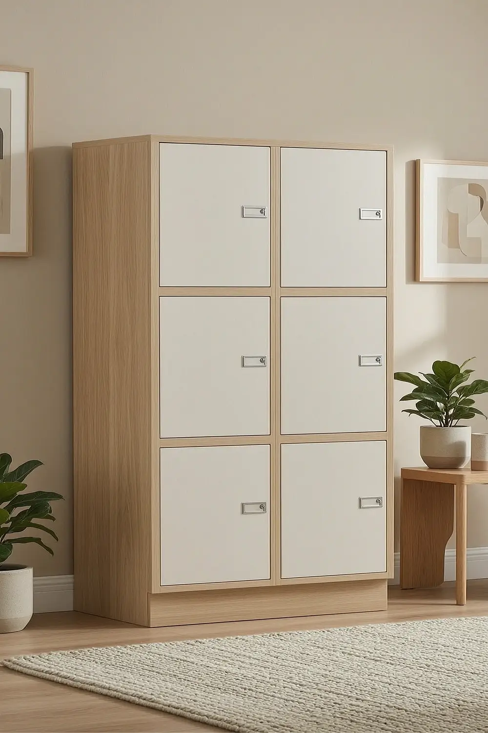 Tall staff locker