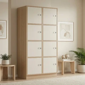 Staff locker unit