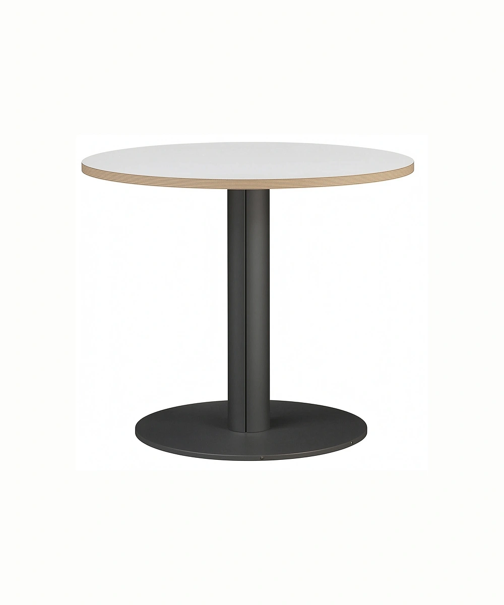 CIRCULAR MDF TOP - 24mm WITH STEM BASE 600H 1 Poseur Table Dubai