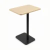 LAPTOP TABLE - 24mm MDF TOP WITH CURVED EDGES STEM LEG WITH CIRCULAR SHAPE METAL BASE 1 Laptop Table Dubai