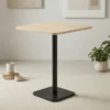 LAPTOP TABLE - 24mm MDF TOP WITH CURVED EDGES STEM LEG WITH CIRCULAR SHAPE METAL BASE