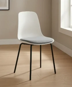 Mono Padded Seat Chair Dubai - 4 Legs, Upholstered Seat Pad, F30 Series Fabric