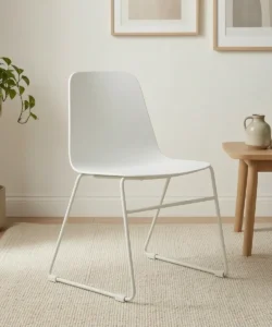 Mono Kitchen Stool Dubai - Plastic Shell, Sled Base, 640mm Seat Height