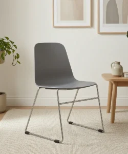 Mono Shell Chair Dubai - Plastic Shell, Sled Base, Multiple Colour Options