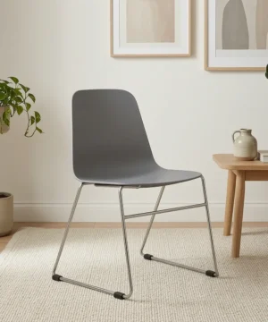Mono Shell Chair - Plastic Shell, Sled Base, Multiple Colour Options