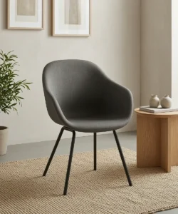 Orla Chair - Fully Upholstered Chair, High Density Foam, 4-Leg Chrome Base