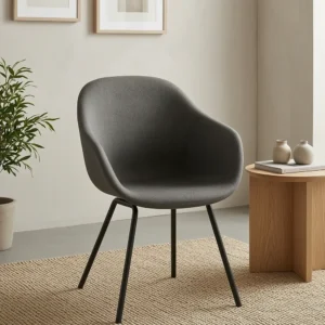 Orla Chair - Fully Upholstered Chair, High Density Foam, 4-Leg Chrome Base