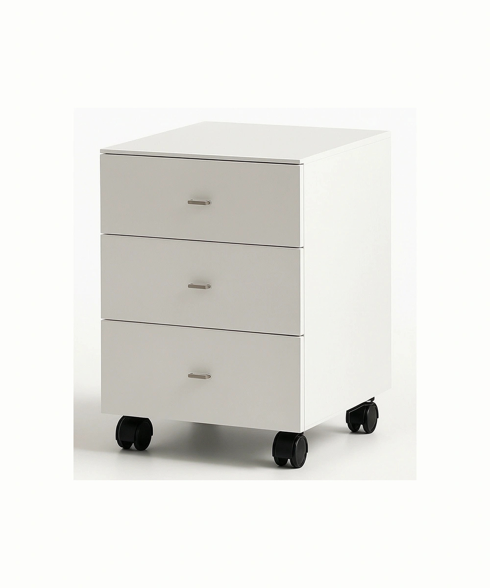 STORAGE PEDESTAL TO KEEP BELOW OFFICE DESK (WOOD) Wood Desk Pedestal