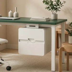 Suspended Storage Pedestal - Metal Under Desk Storage Unit
